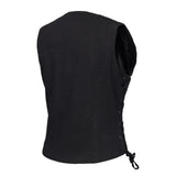 Women's Denim Classic Side Lace Vest