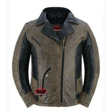 Fusion Flow Women's  Leather Motorcycle Jacket