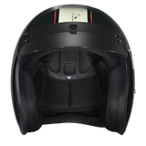 DOT Approved Daytona Cruiser Open Face Motorcycle Helmet - Men, Women & Youth - With Visor & Graphics - W/ Daytona 30th
