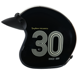 DOT Approved Daytona Cruiser Open Face Motorcycle Helmet - Men, Women & Youth - With Visor & Graphics - W/ Daytona 30th