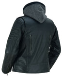Rush Charm Women's Premium Cowhide Moto Jacket