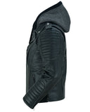 Rush Charm Women's Premium Cowhide Moto Jacket