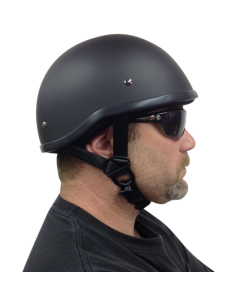 BADASS Bare Bones Smallest DOT Certified Motorcycle Helmet – Route 32 Riding Gear