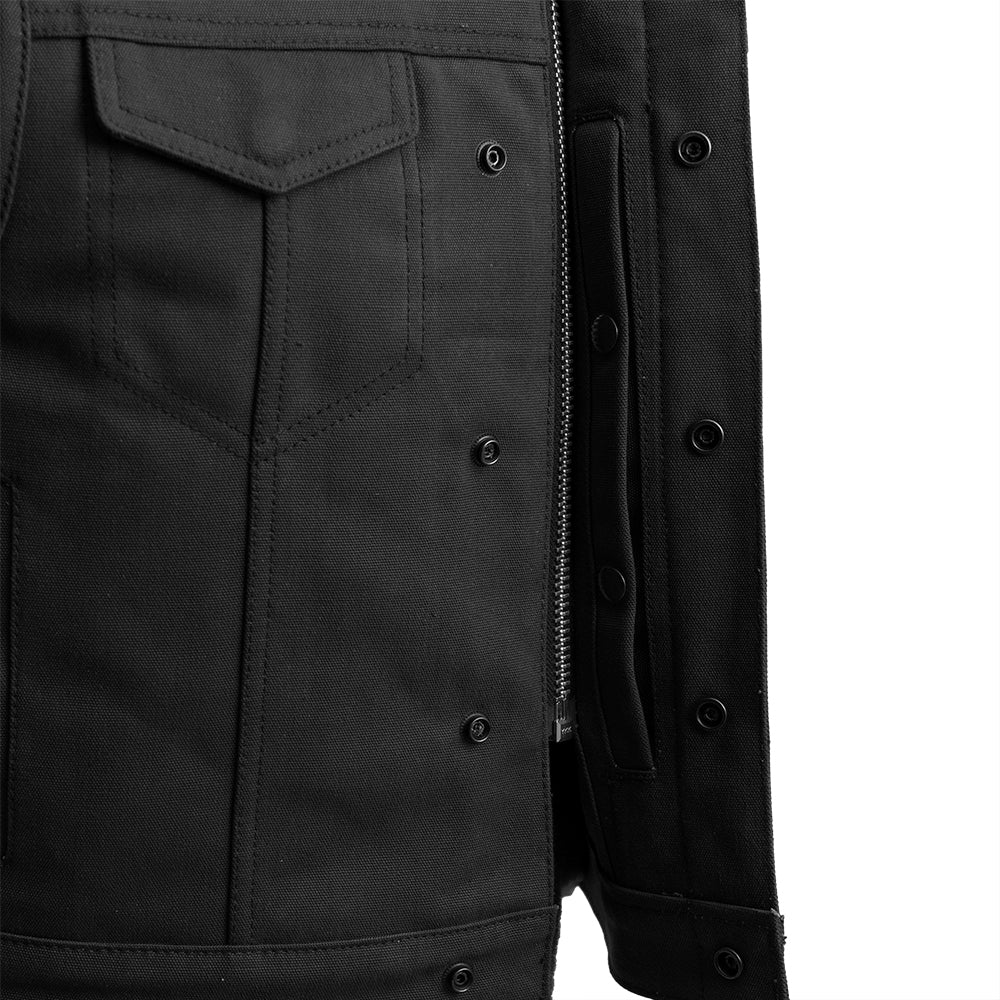 First Mfg Mens Lowside Cropped Concealment Leather Vest