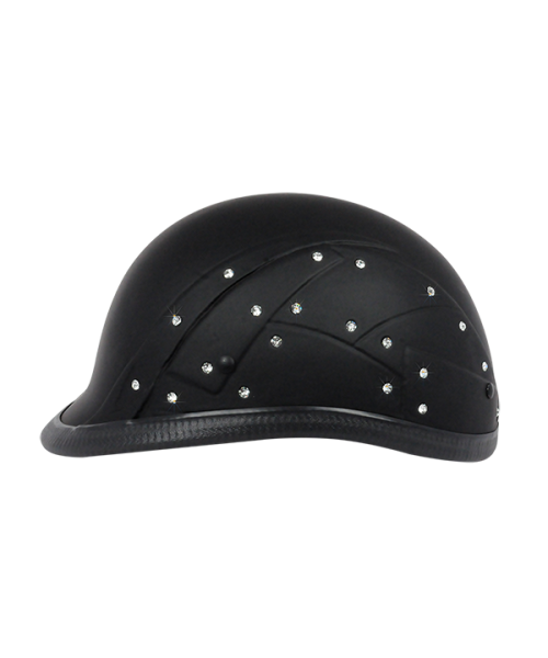 BADASS Diamonds in the Ruff Smallest DOT Certified Motorcycle Helmet – Route 32 Riding Gear