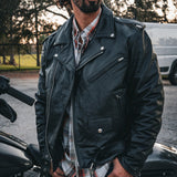 Brando - Men's Motorcycle Leather Jacket
