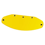 02-507 5 Snap Flat Sheild - Amber