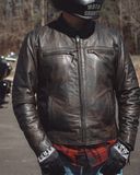 Rocky Men's Motorcycle Leather Jacket