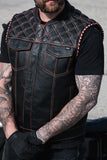 Sinister - Men's Motorcycle Leather Vest