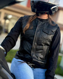 Jessica Perforated Women's Motorcycle Leather Vest