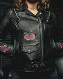 Bloom - Women's Motorcycle Leather Jacket