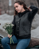 Honey Badger Women's Motorcycle Leather Vest