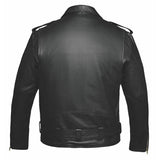Vanguard - Mens Classic M.C. Leather Jacket