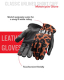Cheetah Women's Clutch Gloves