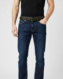 Diamond Quilted Leather Belt