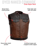 Lowside Rider Men's Motorcycle Leather Vest