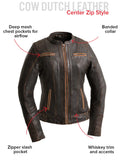 Electra - Women's Motorcycle Leather Jacket