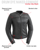 Supastar - Womens Motorcycle Leather Jacket