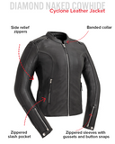 Cyclone - Women's Motorcycle Leather Jacket