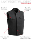 Havoc Men's Motorcycle Twill Vest