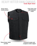 Fairfax V2 Men's Motorcycle Canvas Vest