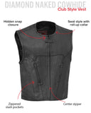 Raceway - Men's Motorcycle Perforated Leather Vest
