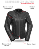 Roxy - Women's Leather Motorcycle Jacket