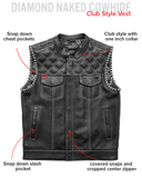 Sinister - Men's Motorcycle Leather Vest