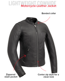 Flashback - Women's Motorcycle Leather Jacket