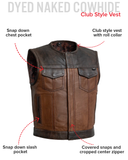 Lowside Gunner Men's Perforated Leather Vest