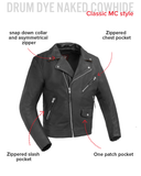 Arnold Men's Motorcycle Leather Jacket
