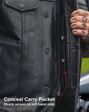 FMCo Men's Signature Leather Vest