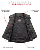 Raceway - Men's Motorcycle Perforated Leather Vest