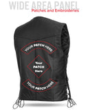 Carbine Men's Western Style Leather Motorcycle Vest