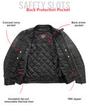 Raptor Men's Motorcycle Leather Jacket