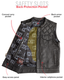 FMCo Men's Signature Leather Vest