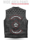 Sinister - Men's Motorcycle Leather Vest