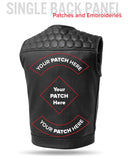 Hornet Men's Club Style Leather Vest