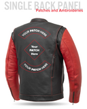 Vincent Men's Cafe Style Leather Jacket