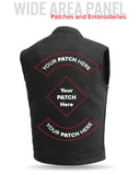 Havoc Men's Motorcycle Twill Vest