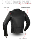 Rockstar - Women's Motorcycle Leather Jacket