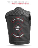 Upside Men's Club Style Leather Vest