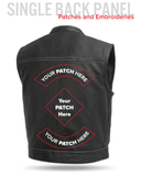 Lowrider Perforated Men's Leather Vest