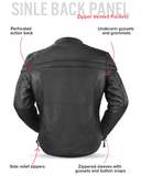 Maverick Men's Motorcycle Leather Jacket