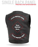 Lowside Men's Motorcycle Leather Vest