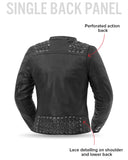 Black Widow - Women's Motorcycle Leather Jacket
