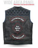 Sinister - Men's Motorcycle Leather Vest