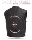 Lowrider Perforated Men's Leather Vest