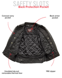 BiTurbo - Men's Leather Motorcycle Jacket