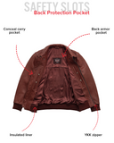 Moto Bomber - Men's Leather Jacket